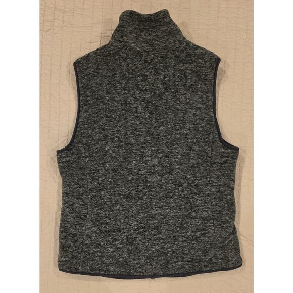 Abercrombie & Fitch Women's Full Zip Quilted Lined Fleece Vest Gray Size Large - Picture 2 of 7